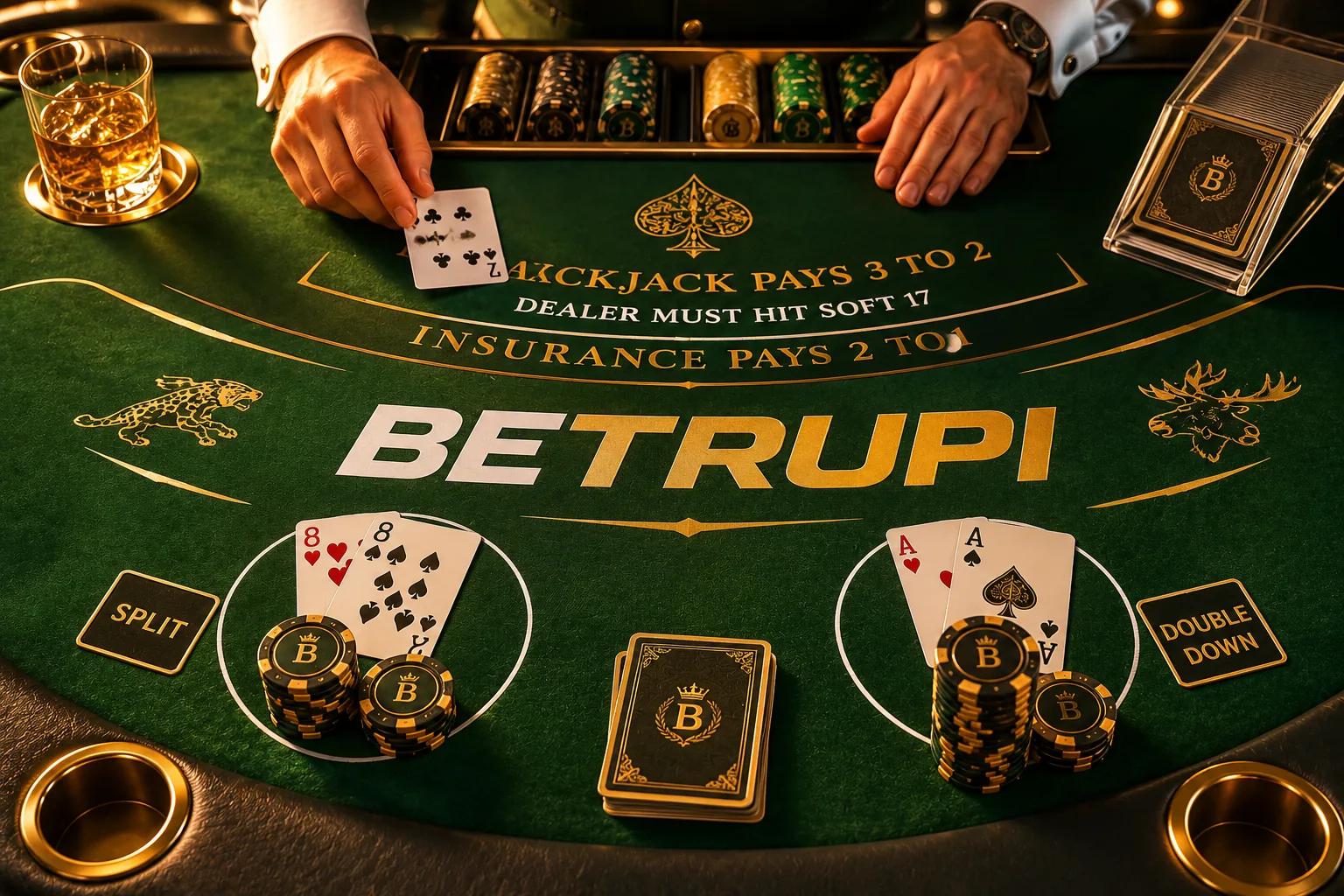 Canlı blackjack masa oyunu
