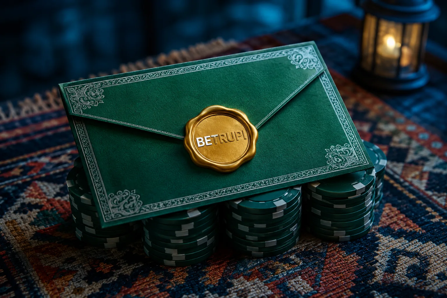 Bonus mühürlü zarf ve jetonlar